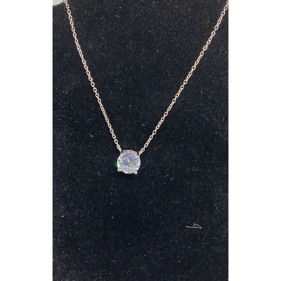 Giani Bernini Cubic Zirconia Pendant Necklace in Sterling Silver MSRP $50 CP770 - Picture 1 of 4